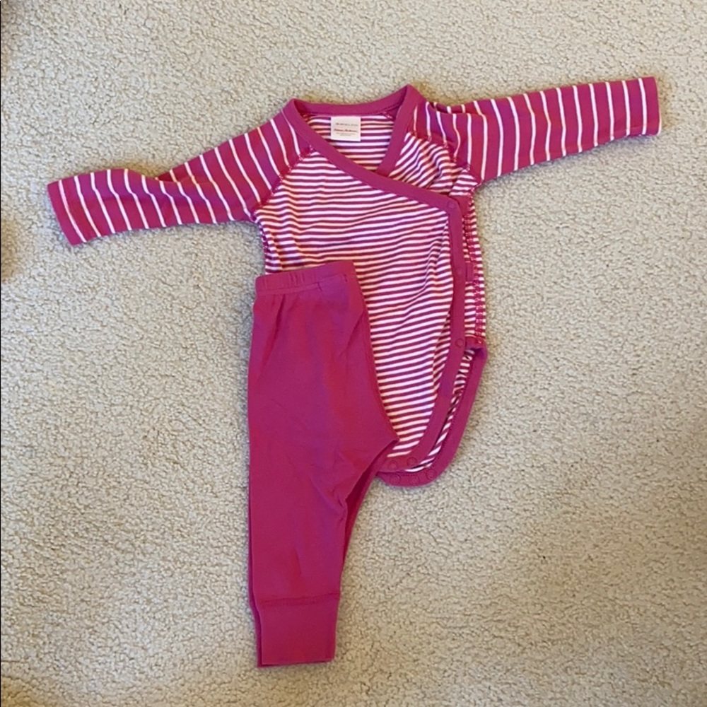 Hanna Andersson onesie & pant (6-12 months)